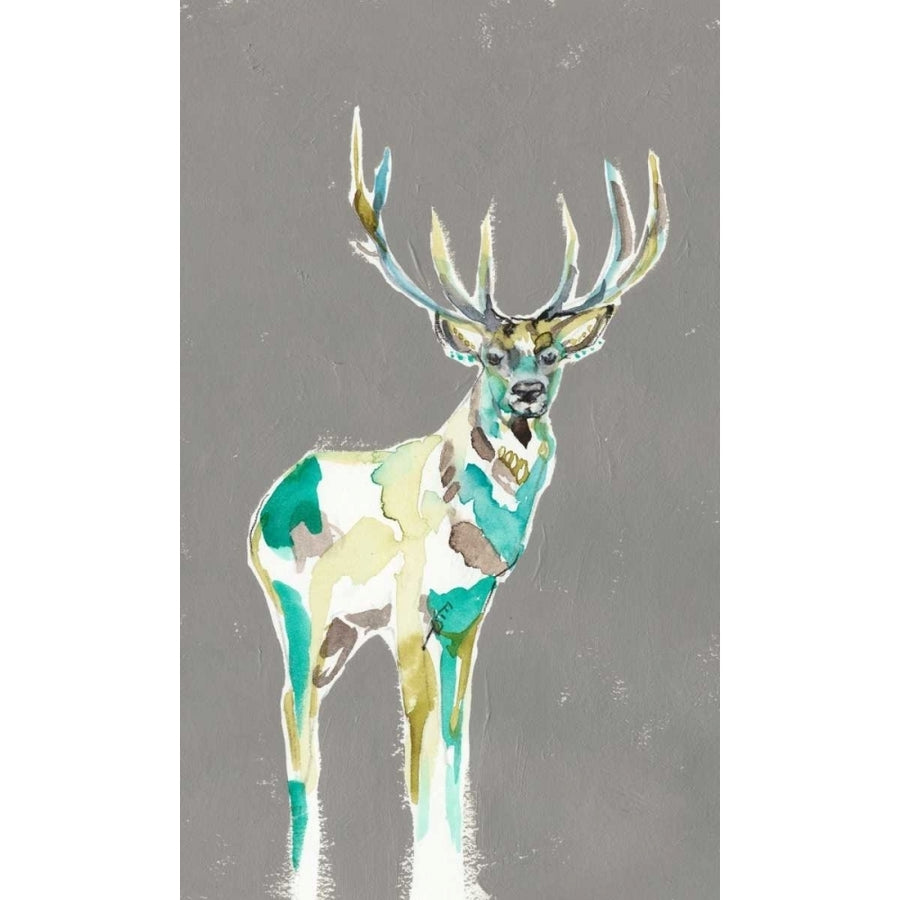 Solitary Deer I Poster Print - Jennifer Goldberger-VARPDX108599Z Image 1