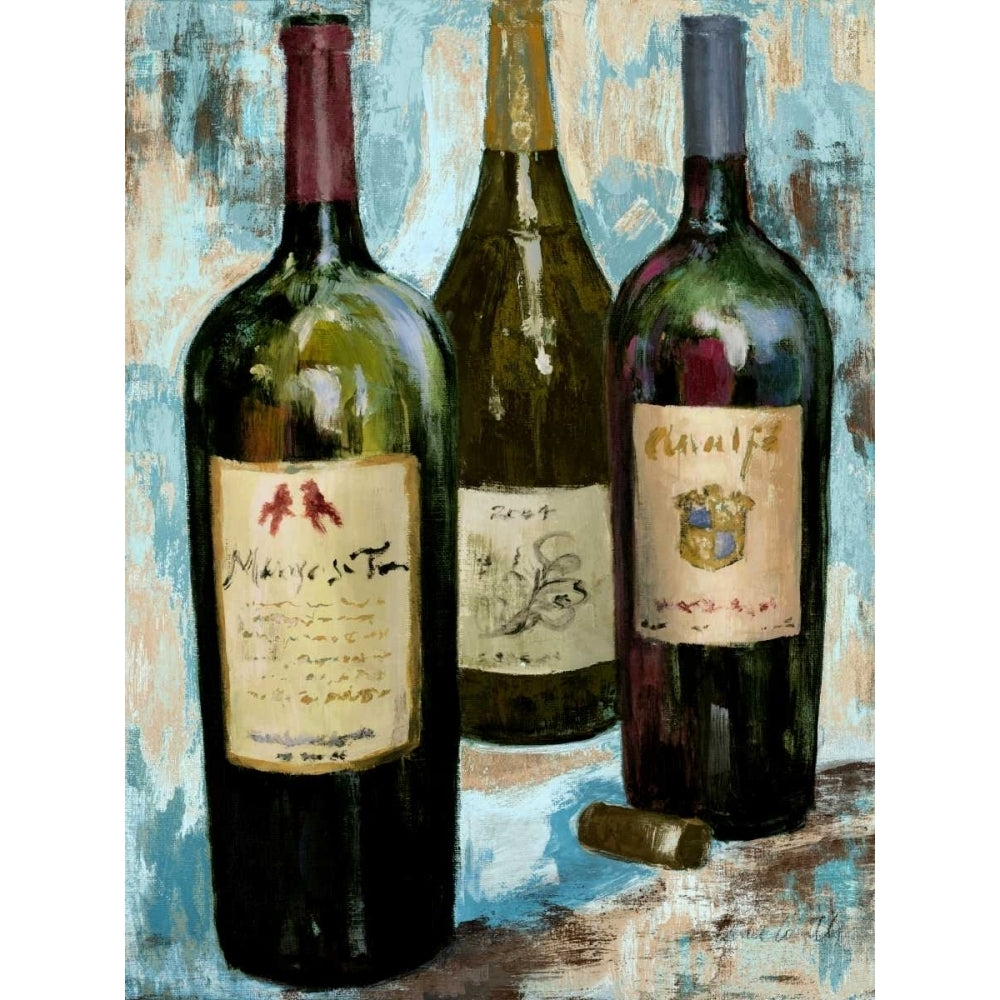 Time for Wine on Blue II Poster Print by Lanie Loreth-VARPDX10888B Image 1