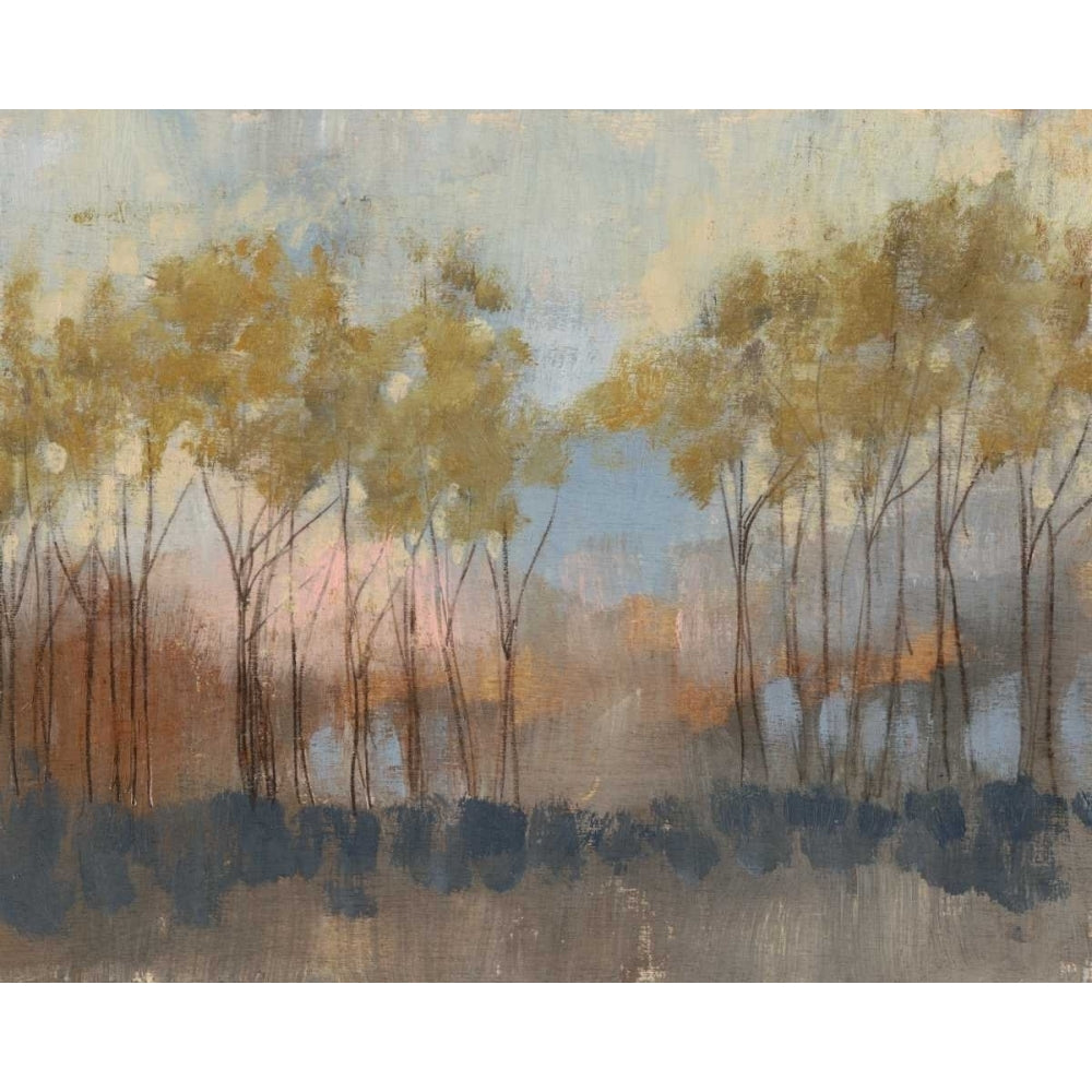 Ochre Treeline II Poster Print - Jennifer Goldberger-VARPDX109257FN Image 1