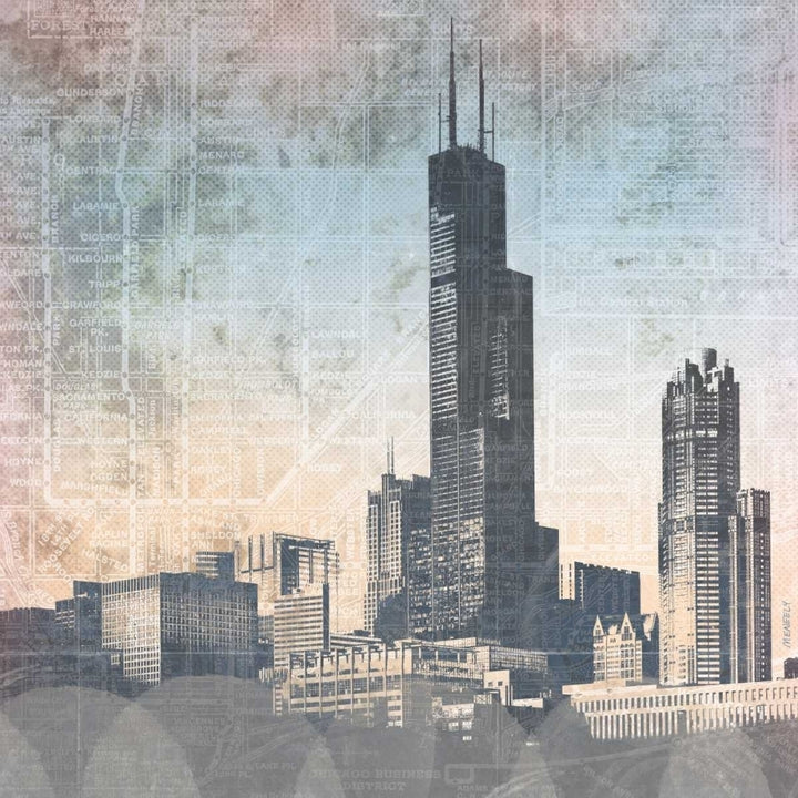 Chicago Skyline I Poster Print by Dan Meneely-VARPDX10936J Image 1