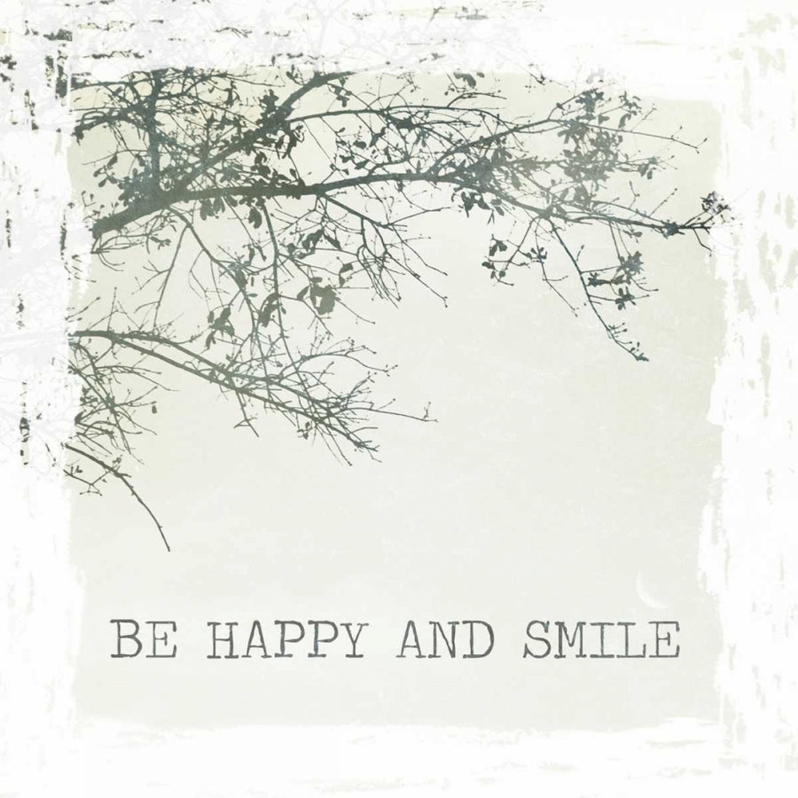 Be Happy and Smile Poster Print by Gail Peck-VARPDX10972N Image 1