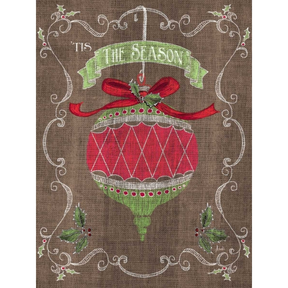 Noel Burlap Art I Poster Print by Andi Metz-VARPDX11008F Image 1