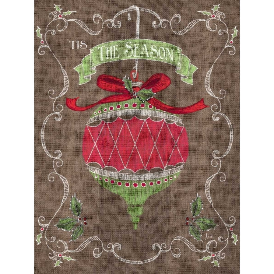 Noel Burlap Art I Poster Print by Andi Metz-VARPDX11008F Image 1