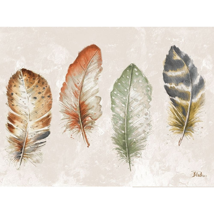 Watercolor Feathers Poster Print by Patricia Pinto-VARPDX11051E Image 1