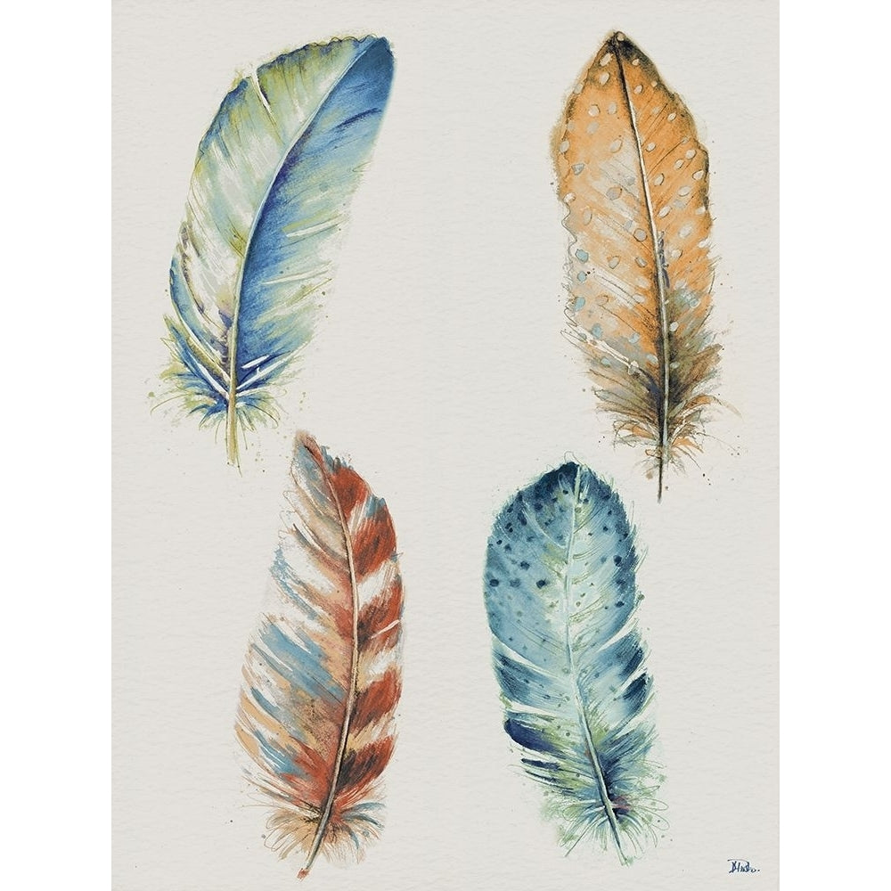 Four Colorful Feathers by Patricia Pinto-VARPDX11051UU Image 1