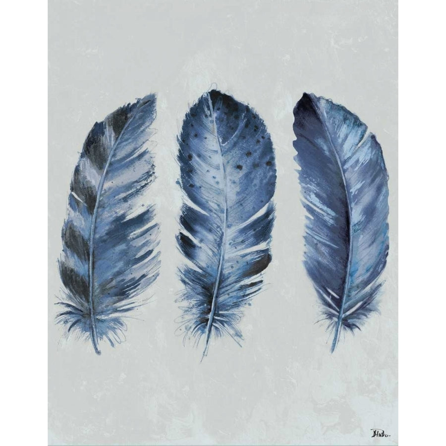 Indigo Blue Feathers II Poster Print by Patricia Pinto-VARPDX11052T Image 1