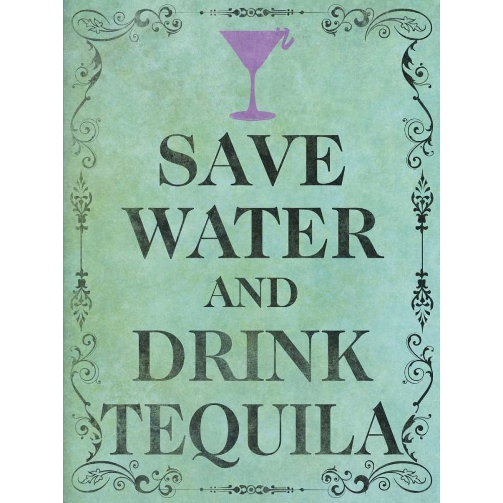 Save and Drink II Poster Print by SD Graphics Studio SD Graphics Studio-VARPDX11101B Image 1