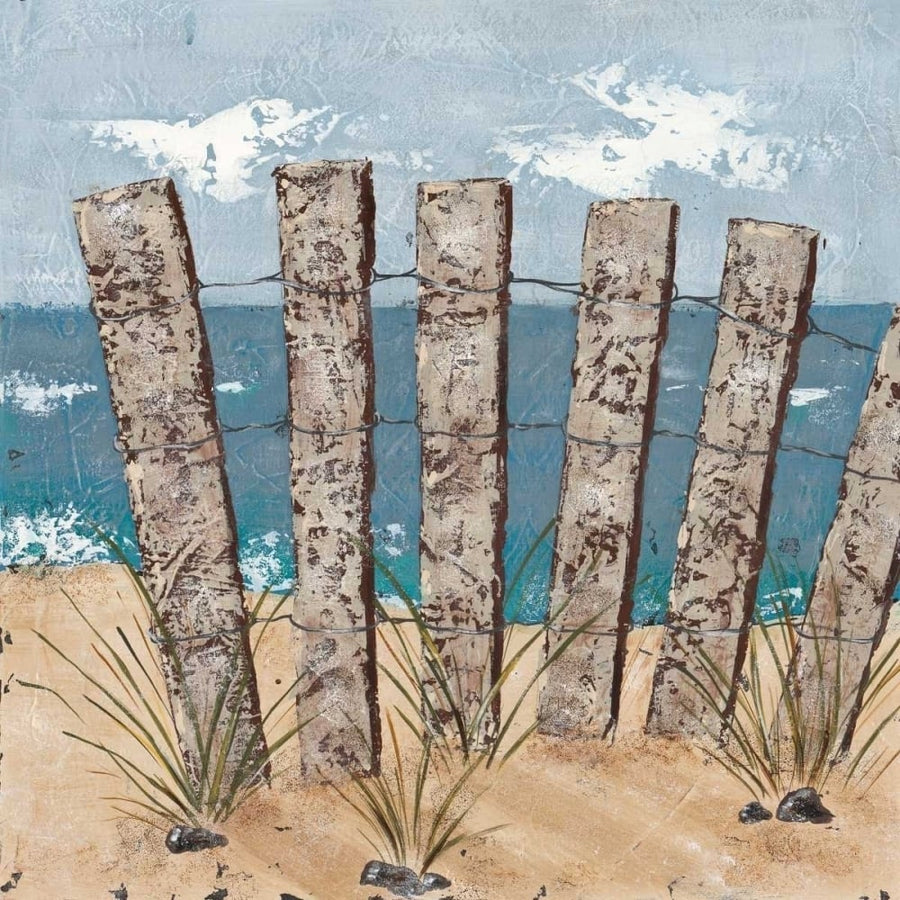 Beach Scene Triptych I Poster Print - Jade Reynolds-VARPDX111095D Image 1