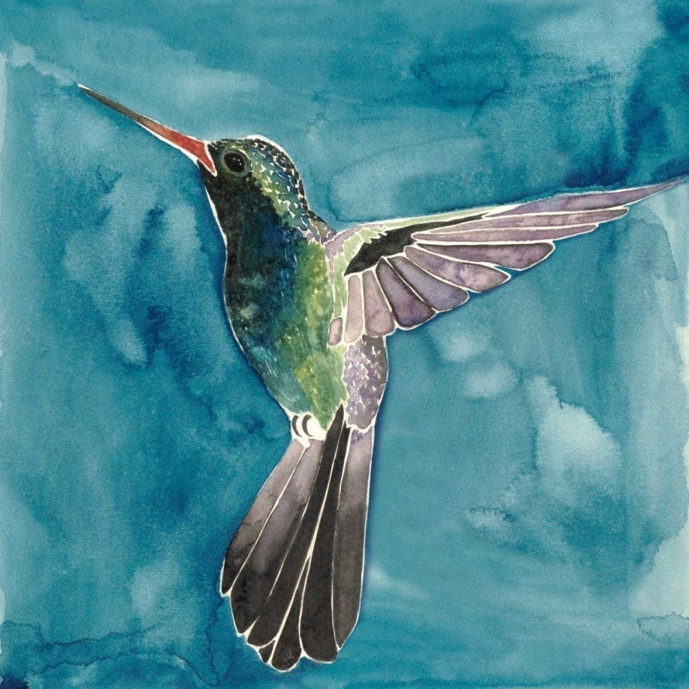 Watercolor Hummingbird II Poster Print - Grace Popp-VARPDX111287D Image 1