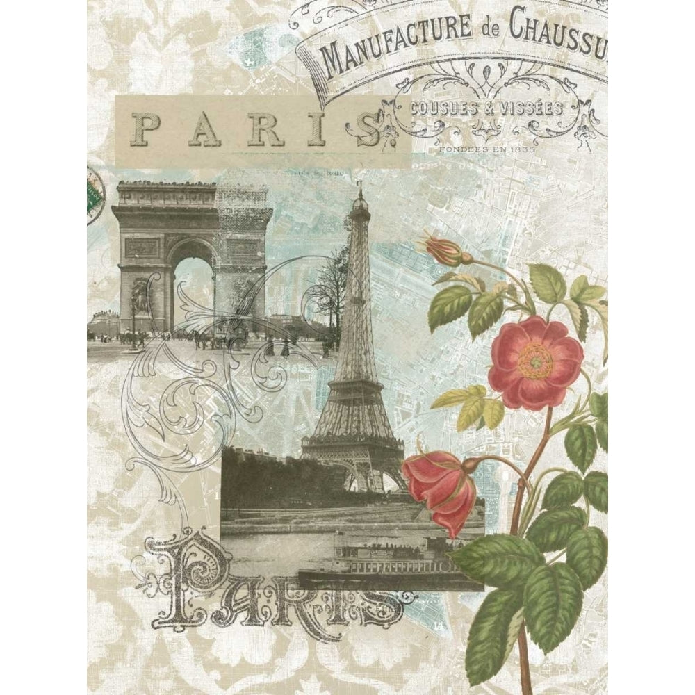 Visiting Paris Poster Print - Jennifer Goldberger-VARPDX111442D Image 1