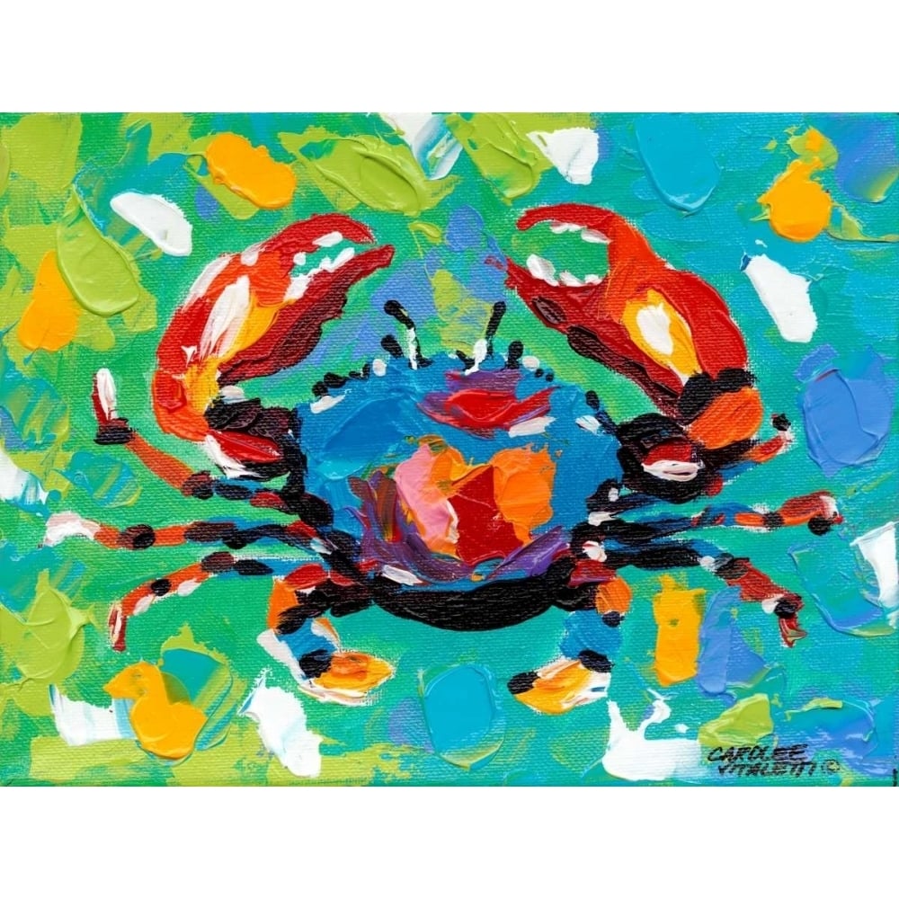 Seaside Crab I Poster Print - Carolee Vitaletti-VARPDX111555D Image 1