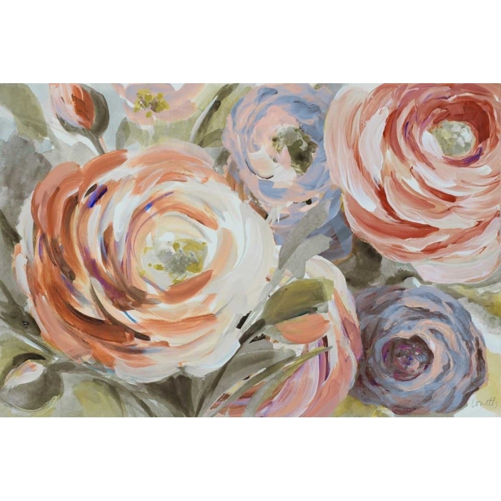 Orange and Violet Ranunculus Poster Print by Lanie Loreth-VARPDX11174C Image 1