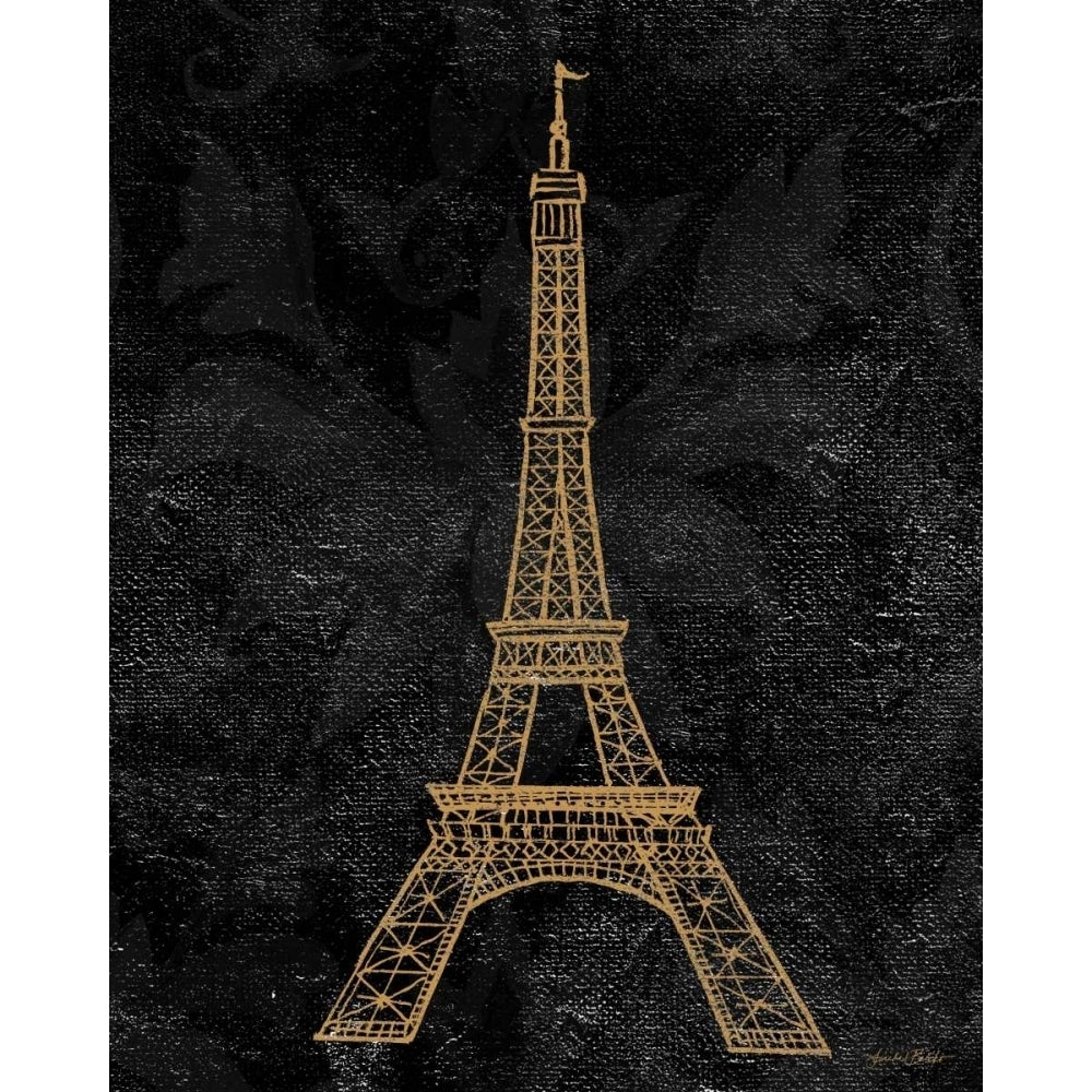 Elegant Paris Gold Poster Print by Linda Baliko-VARPDX11187U Image 1