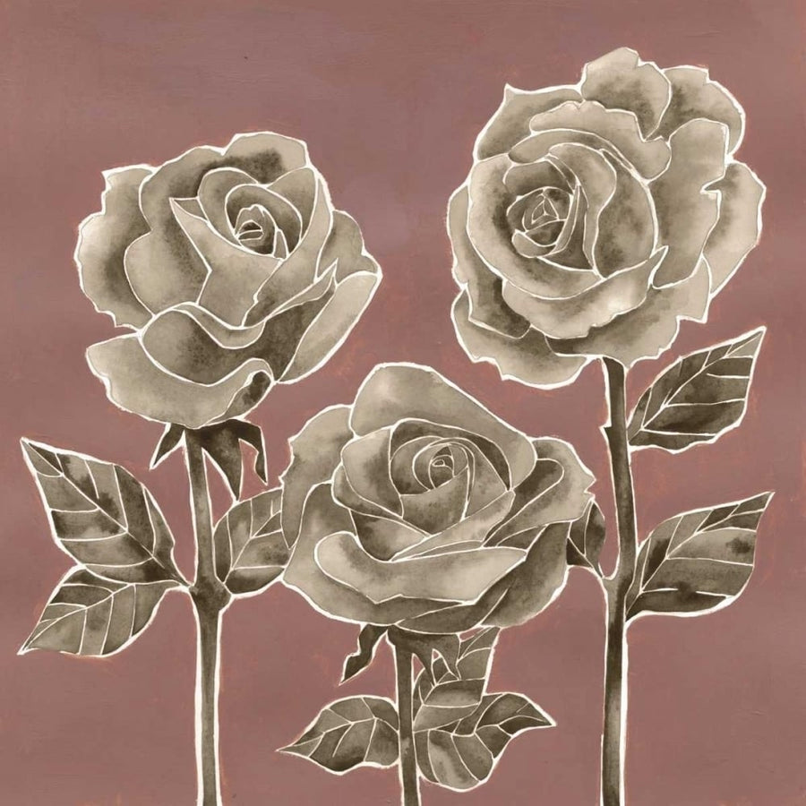 Marsala Roses I Poster Print - Grace Popp-VARPDX112022D Image 1