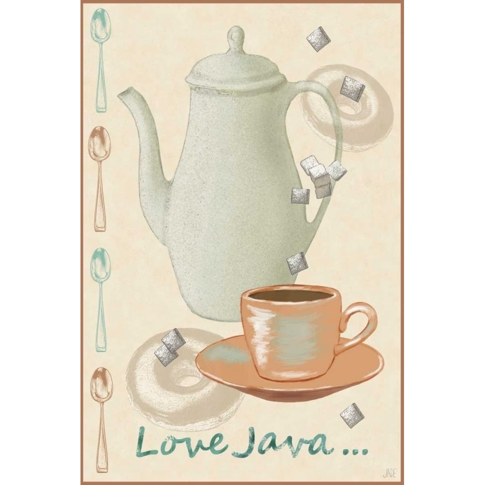 Love Java Poster Print - Jade Reynolds-VARPDX112243D Image 1