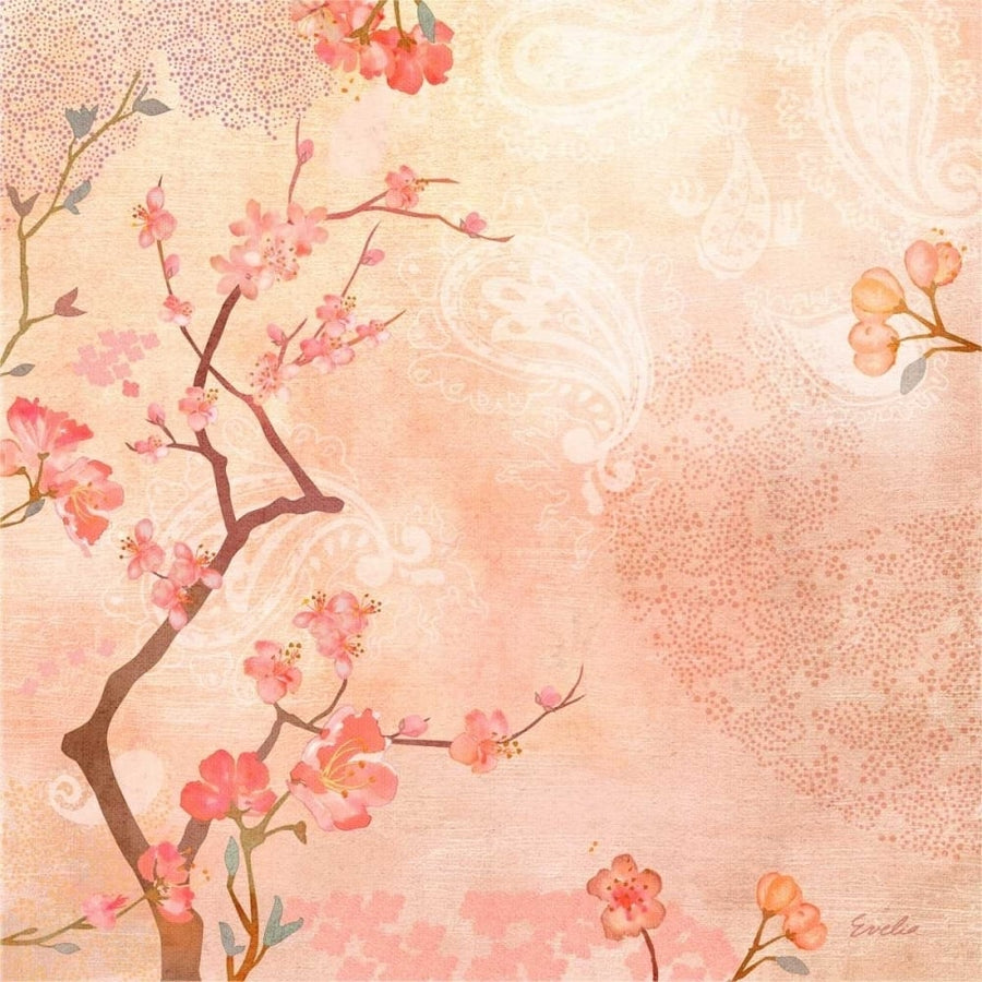 Sweet Cherry Blossoms VI Poster Print - Designs Evelia-VARPDX112251D Image 1