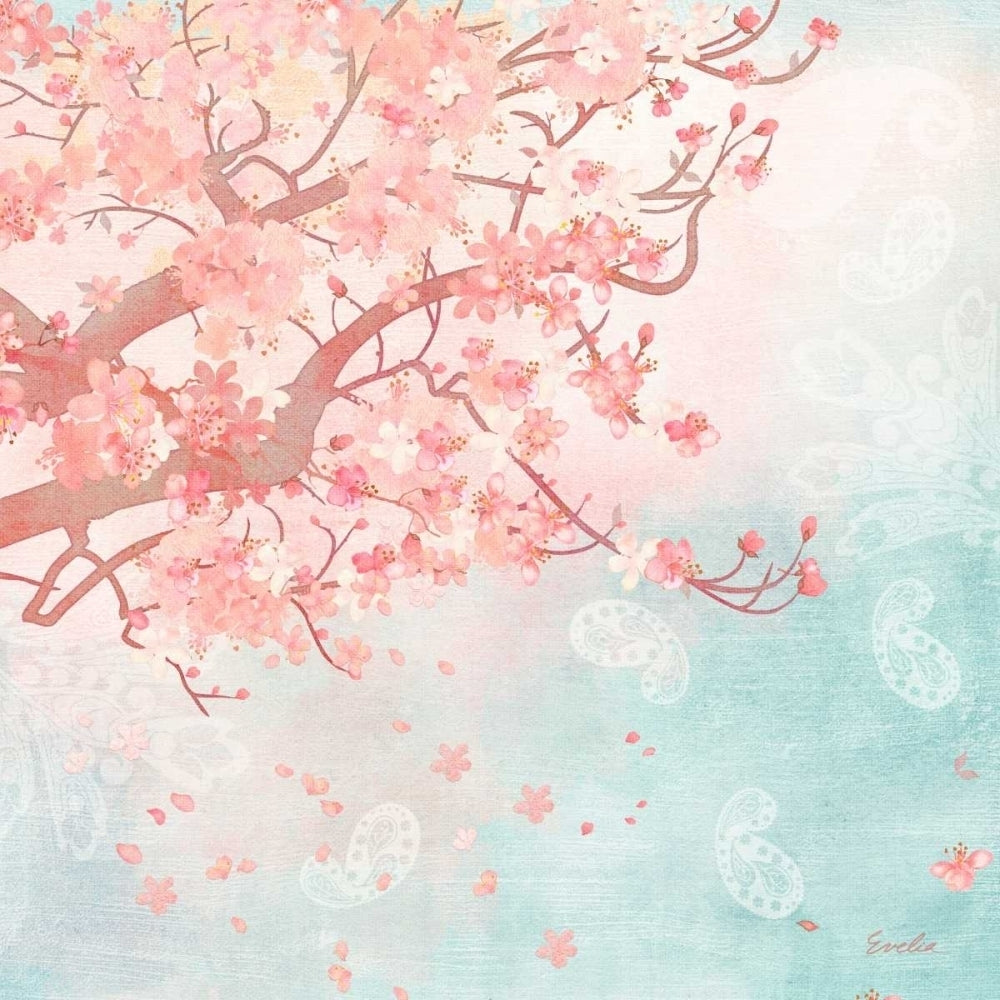 Sweet Cherry Blossoms III Poster Print - Designs Evelia-VARPDX112248D Image 1