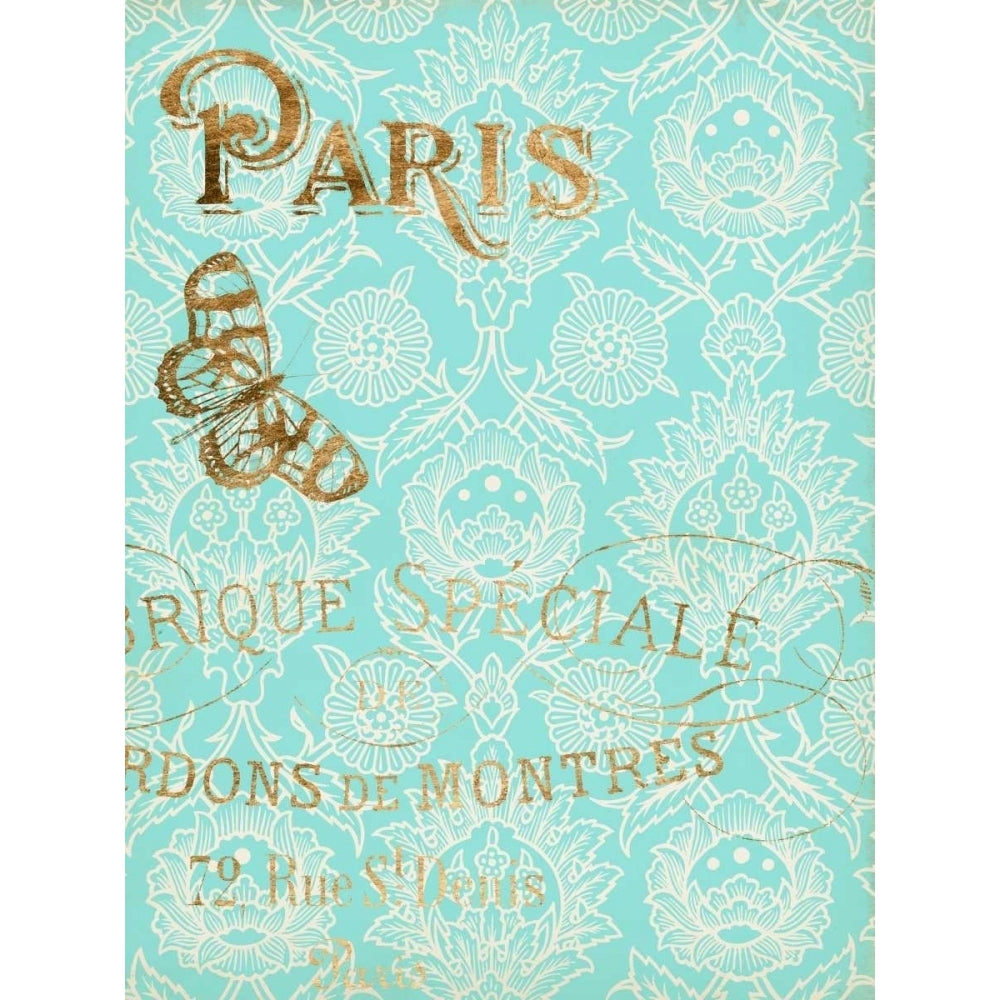 Paris in Gold I Poster Print - Jennifer Goldberger-VARPDX112337D Image 1