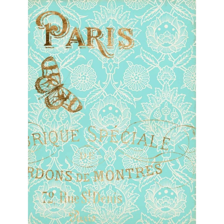 Paris in Gold I Poster Print - Jennifer Goldberger-VARPDX112337D Image 1