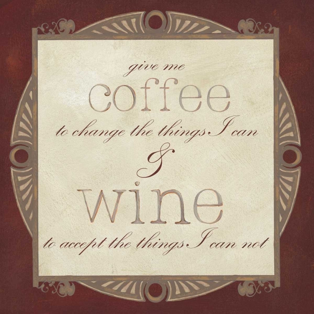 Inspired Wine I Poster Print - Studio Vision-VARPDX112276D Image 1