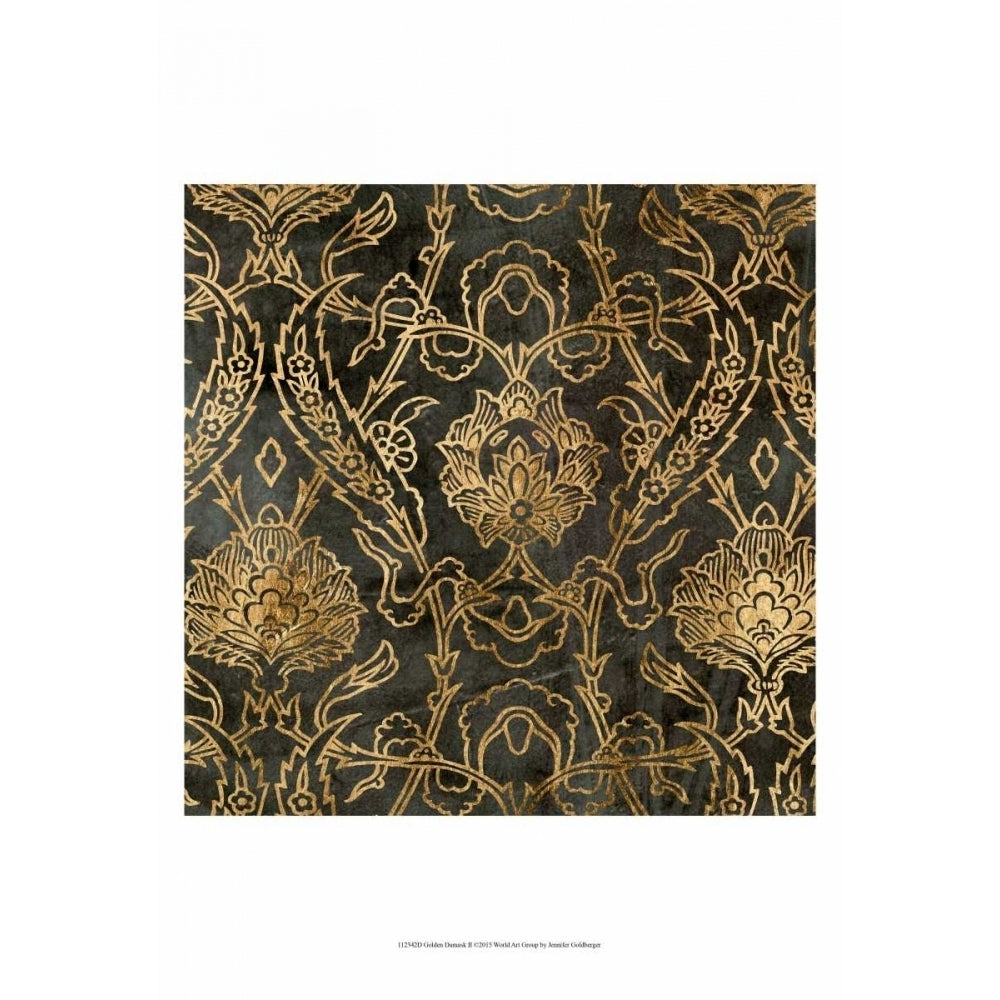 Golden Damask II Poster Print - Jennifer Goldberger-VARPDX112342D Image 1