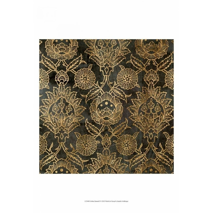 Golden Damask IV Poster Print - Jennifer Goldberger-VARPDX112344D Image 1