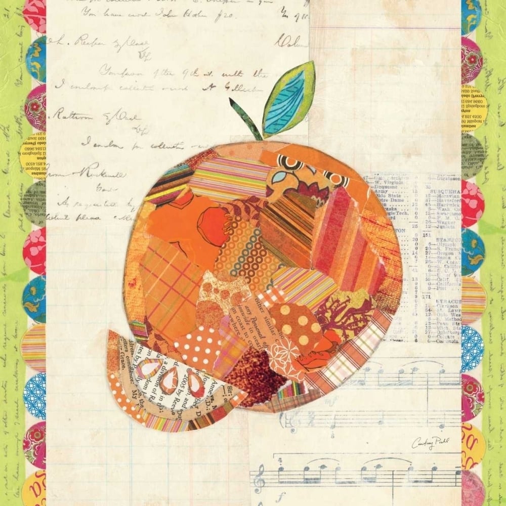 Fruit Collage IV - Orange Poster Print by Courtney Prahl-VARPDX11234 Image 1