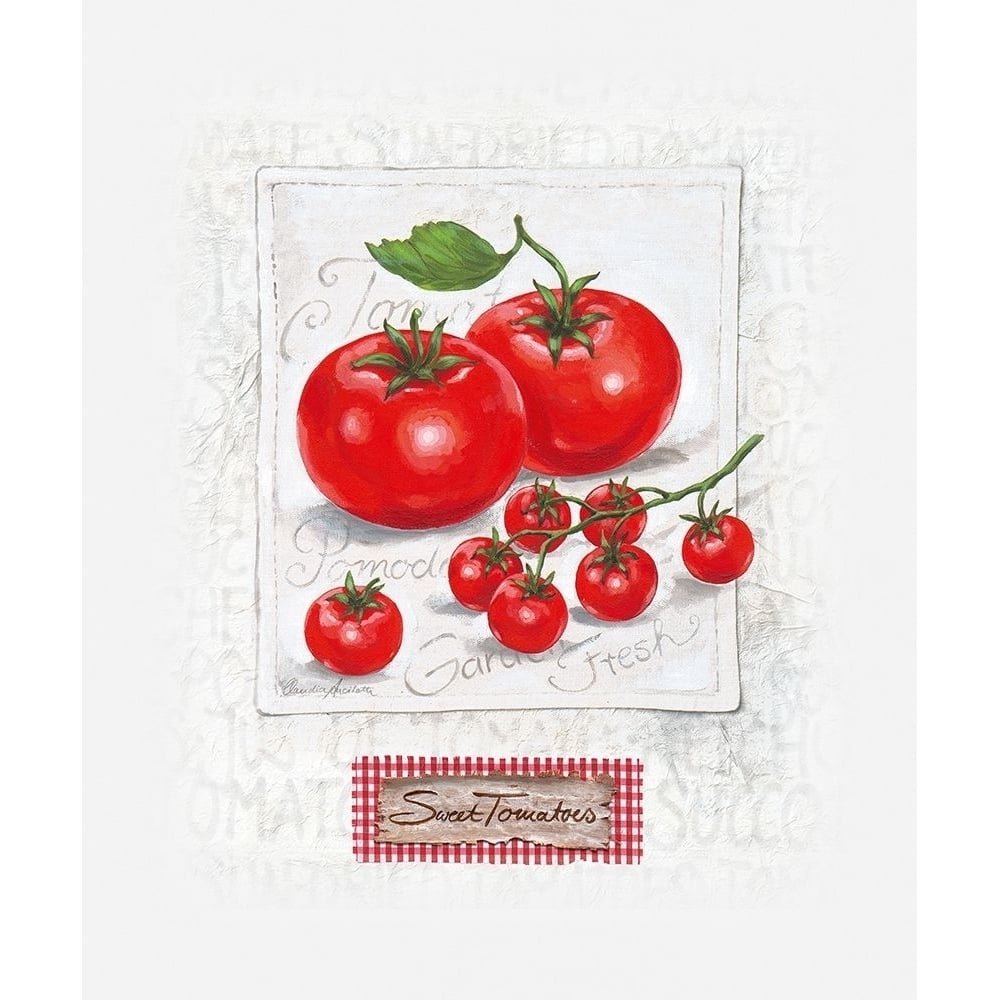 Sweet Sunny Tomatoes Poster Print by Claudia Ancilotti-VARPDX11343 Image 1