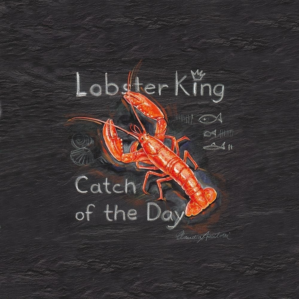 Lobster King Poster Print by Claudia Ancilotti-VARPDX11350 Image 1