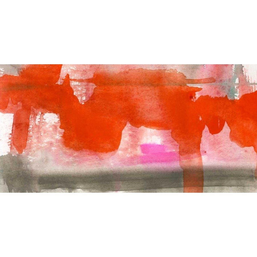 Red Pink and Grey IV Poster Print - Jennifer Goldberger-VARPDX113545FN Image 1