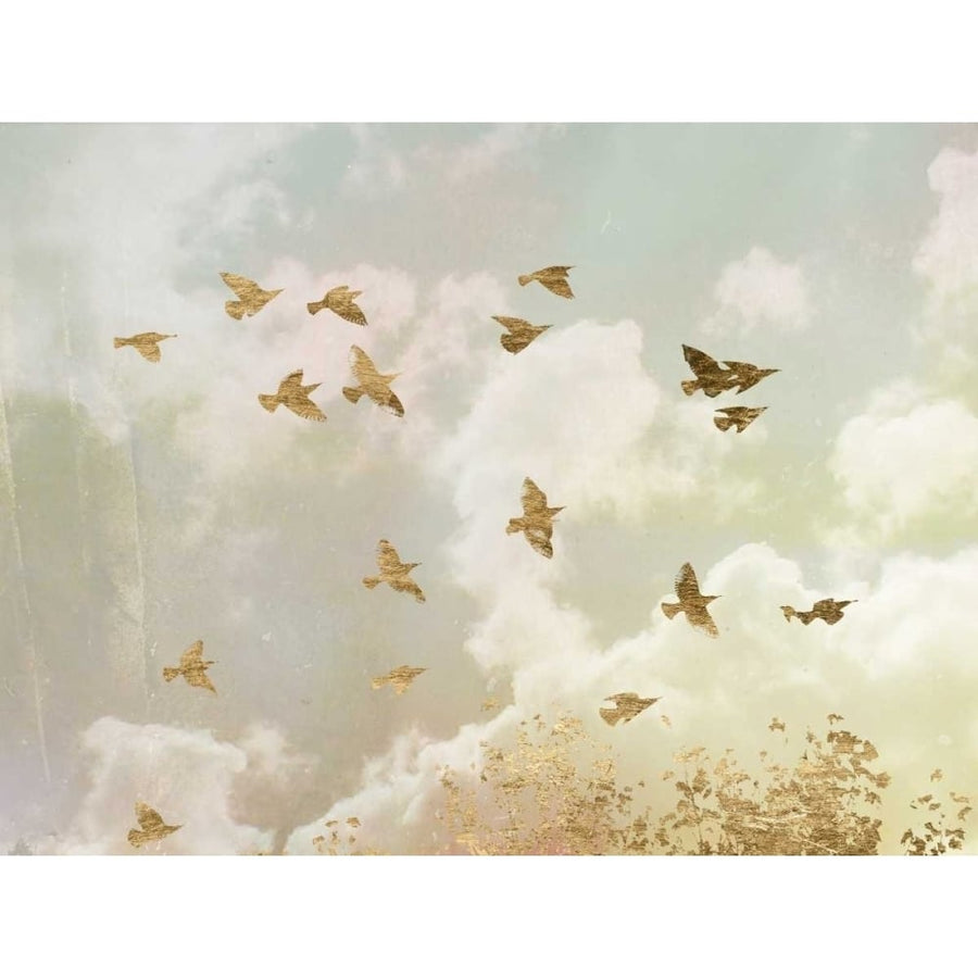 Golden Flight II Poster Print - Jennifer Goldberger-VARPDX113763GG Image 1