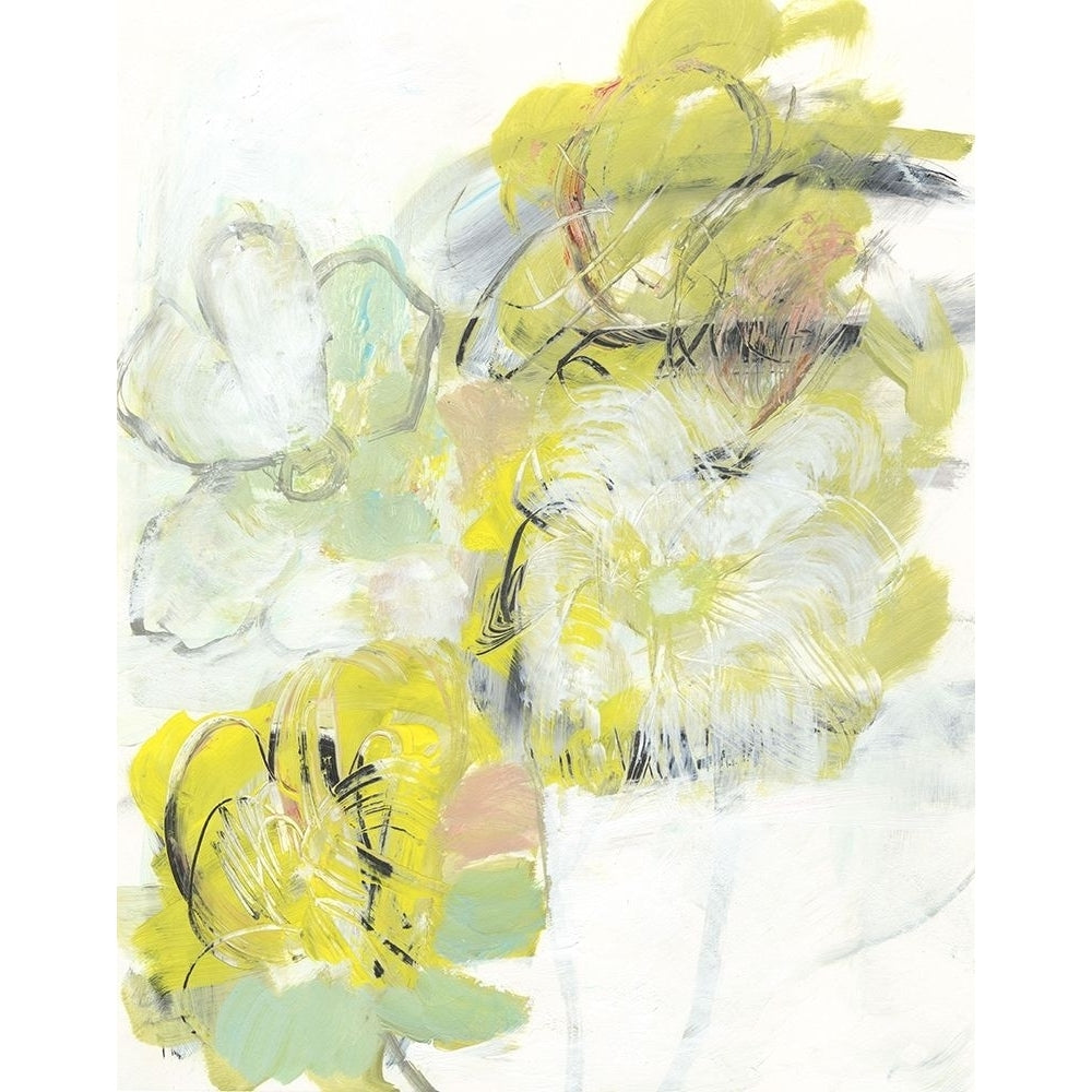 Yellow Floral Abstract I Poster Print - Jodi Fuchs-VARPDX114299Z Image 1