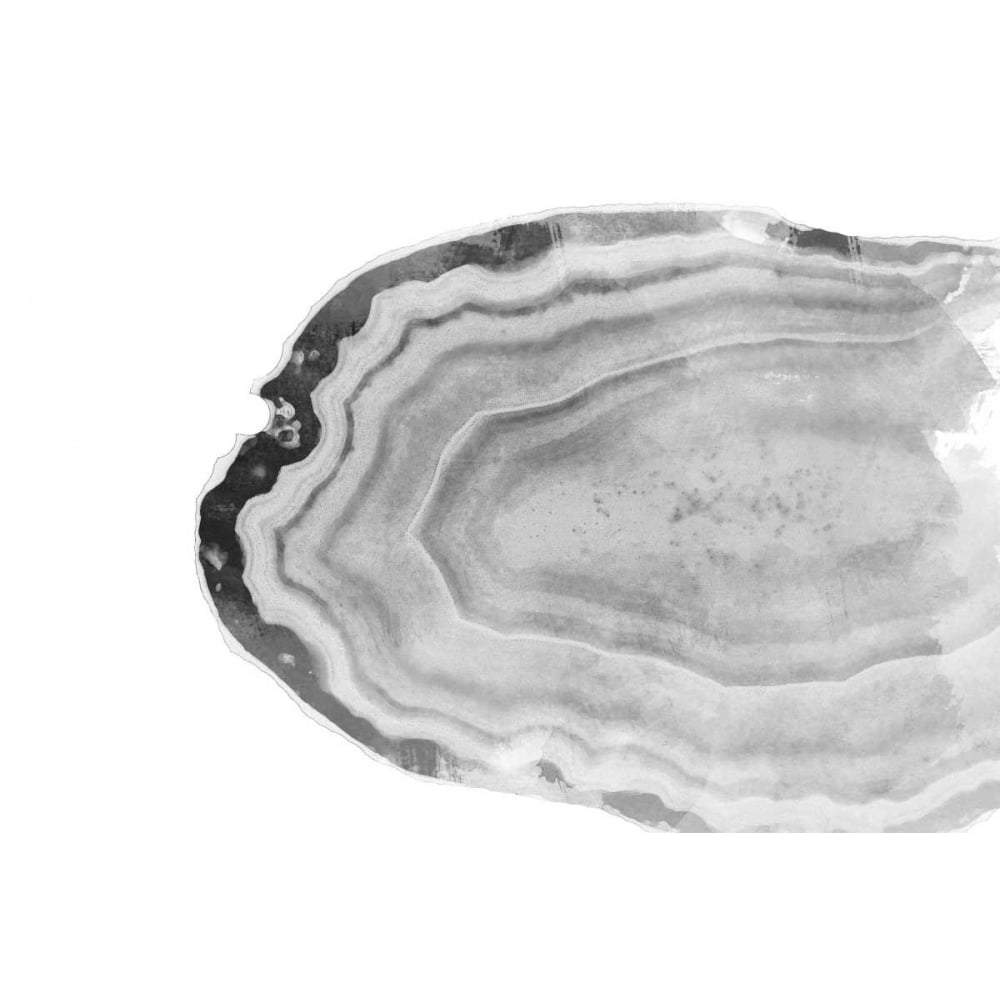 Watercolor BW Agate Poster Print by Susan Bryant-VARPDX11429B Image 1