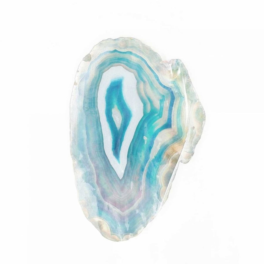 Blue Watercolor Agate Square Poster Print by Susan Bryant-VARPDX11429H Image 1