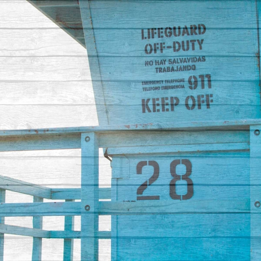 Life Guard Beach Shack Poster Print by Susan Bryant-VARPDX11430 Image 1