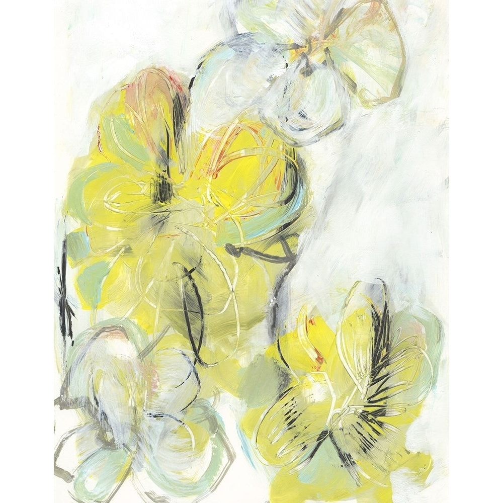 Yellow Floral Abstract II Poster Print - Jodi Fuchs-VARPDX114300Z Image 1