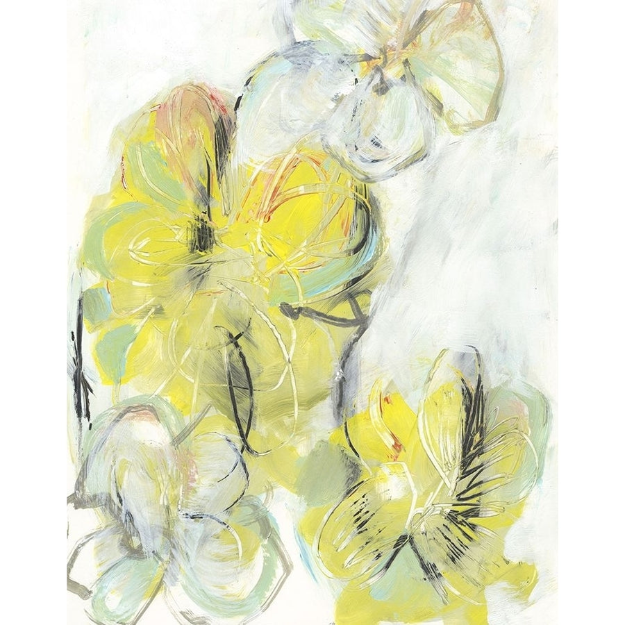 Yellow Floral Abstract II Poster Print - Jodi Fuchs-VARPDX114300Z Image 1