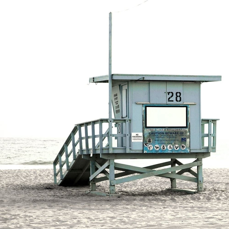 Lifeguard House Poster Print by Susan Bryant-VARPDX11430CT Image 1