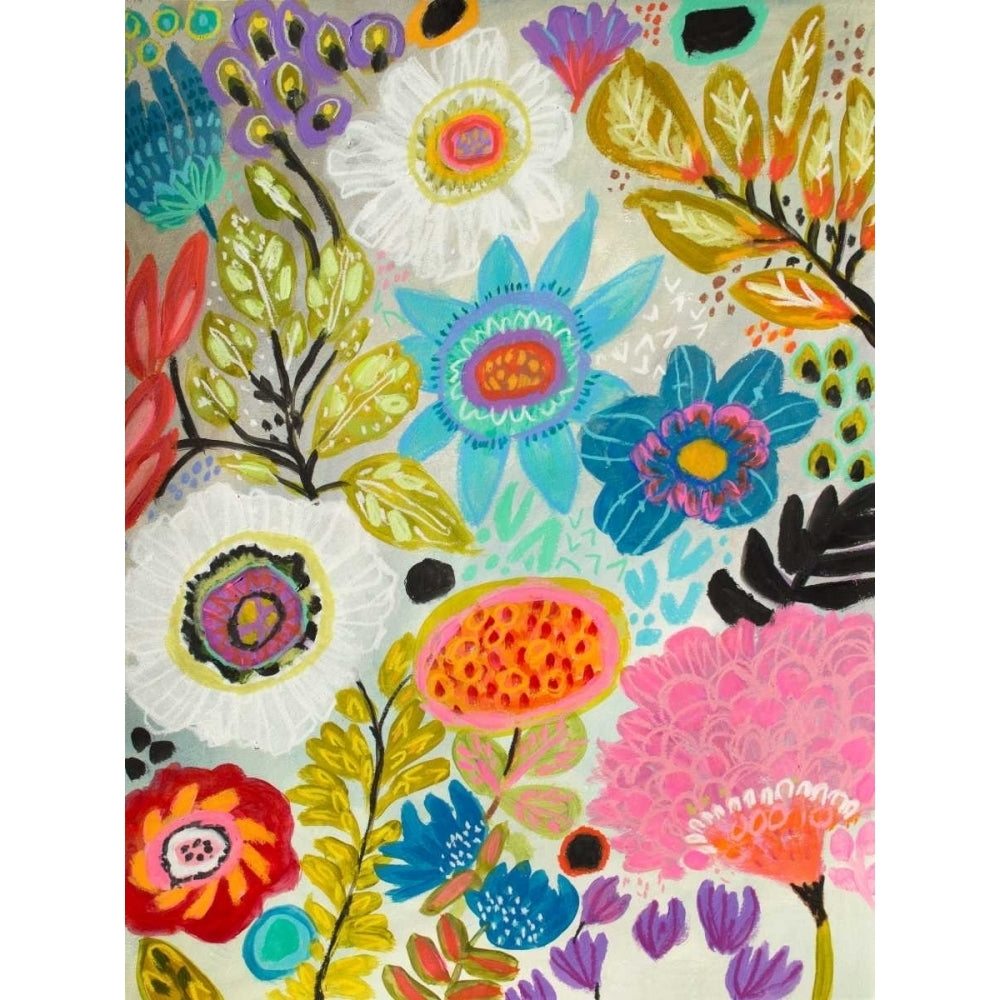 Secret Garden Floral I Poster Print - Karen Fields-VARPDX114340FN Image 1