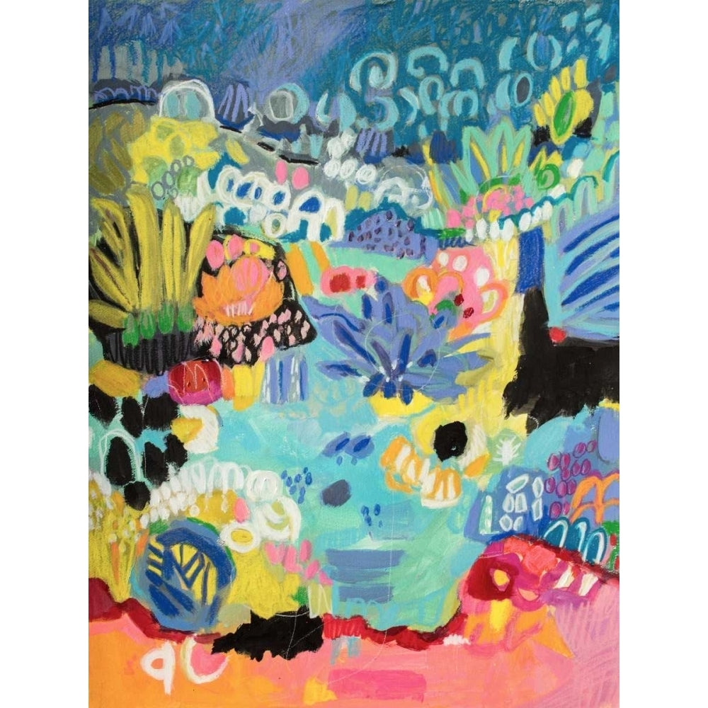 Whimsical Pond III Poster Print - Karen Fields-VARPDX114350FN Image 1