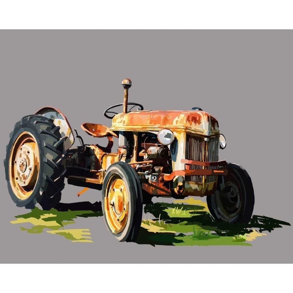 Vintage Tractor II Poster Print - Emily Kalina-VARPDX114660GG Image 1