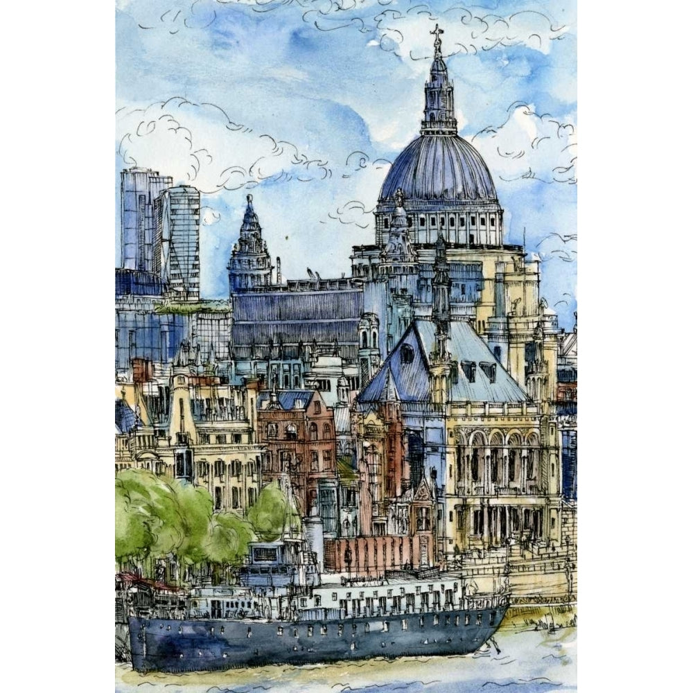 City Scene X Poster Print - Melissa Wang-VARPDX114825GG Image 1