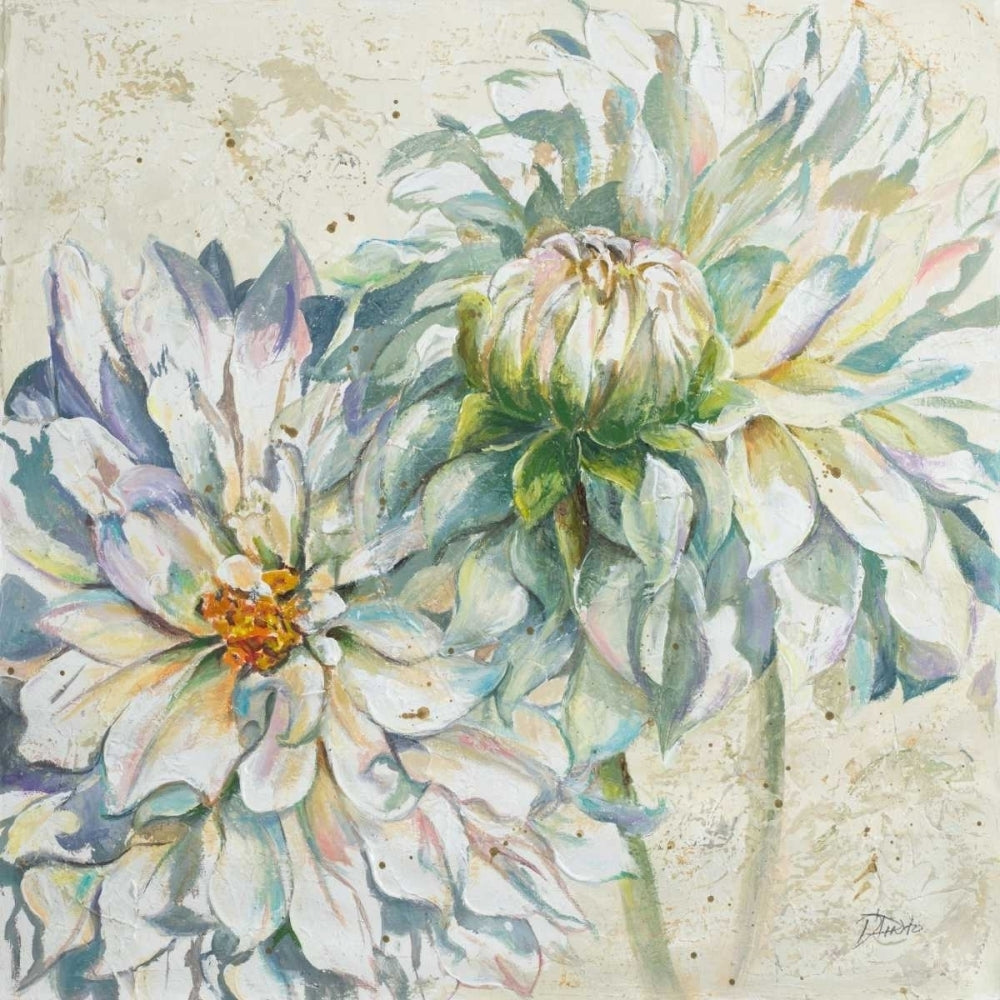 White Dahlias I Poster Print by Patricia Pinto-VARPDX11500 Image 1