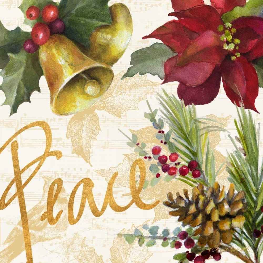 Christmas Poinsettia II Poster Print by Lanie Loreth-VARPDX11535A Image 1