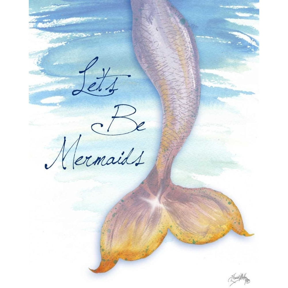 Mermaid Tail II Poster Print by Elizabeth Medley-VARPDX11539 Image 1