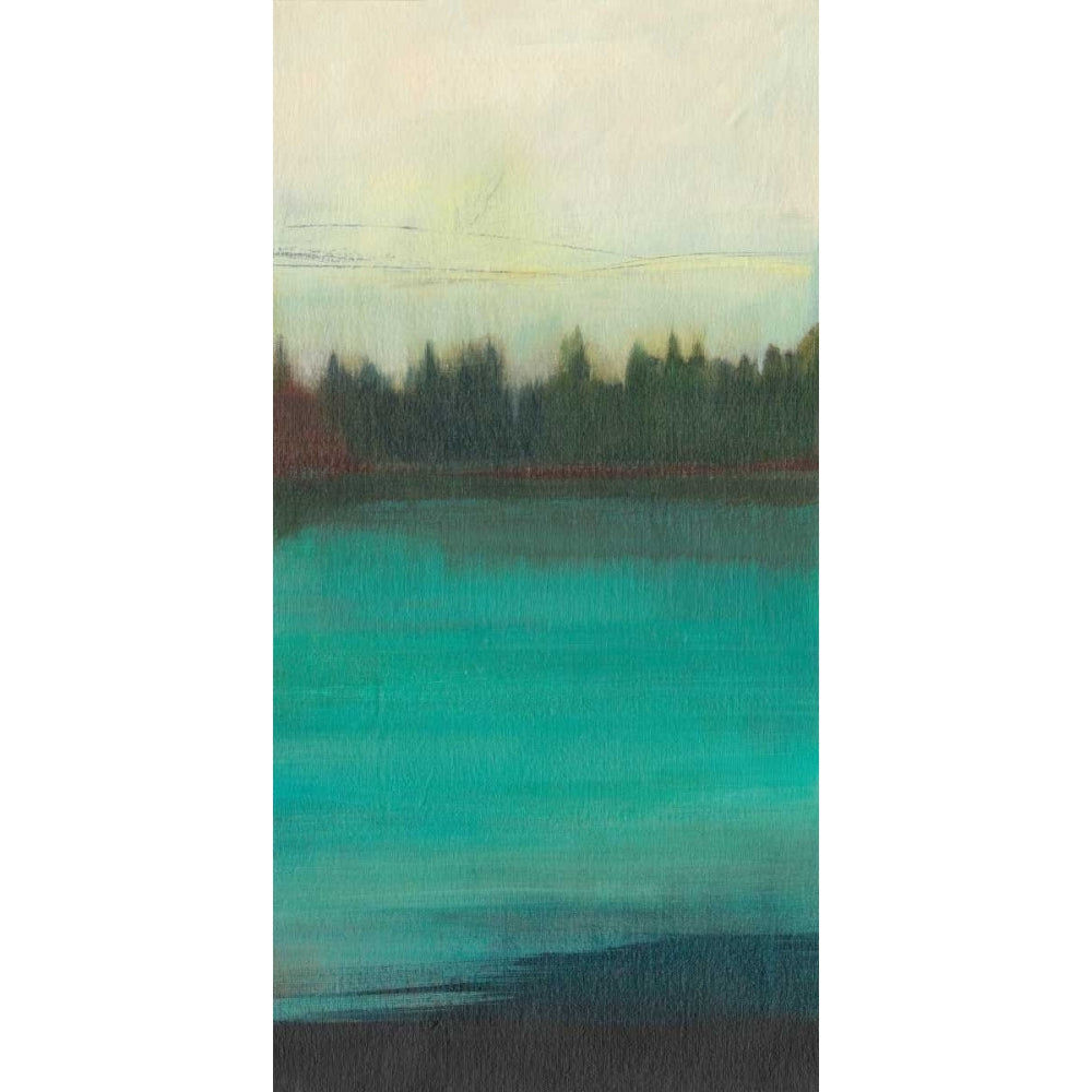 Teal Lake View II Poster Print - Jodi Fuchs-VARPDX115512D Image 1