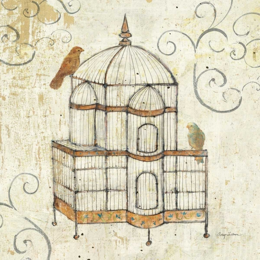 Bird Cage I Poster Print by Avery Tillmon-VARPDX11553 Image 1