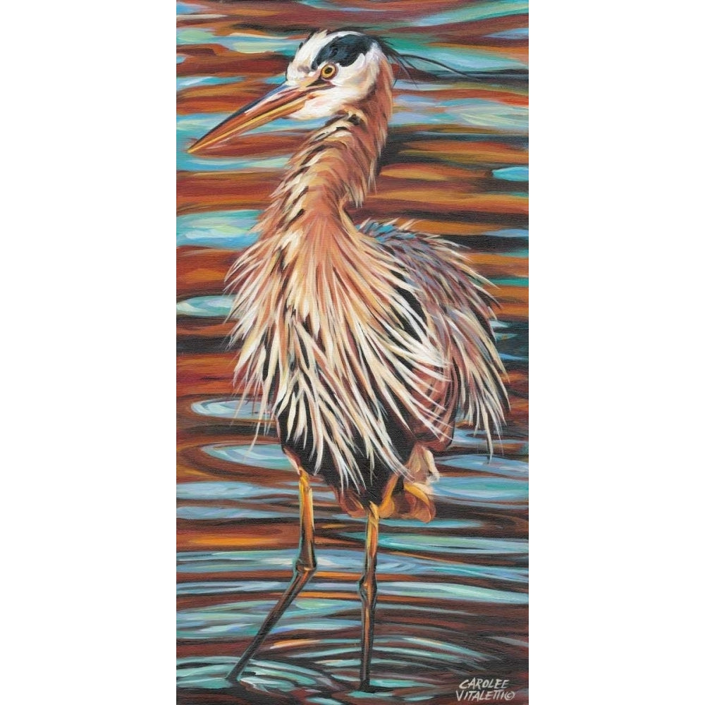 Watchful Heron II Poster Print - Carolee Vitaletti-VARPDX115678GG Image 1