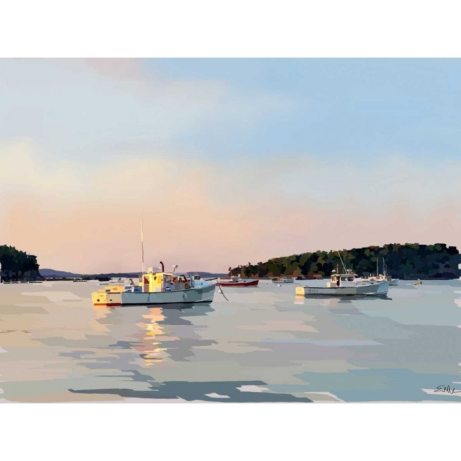 Peaceful Harbor I Poster Print - Emily Kalina-VARPDX115729Z Image 1