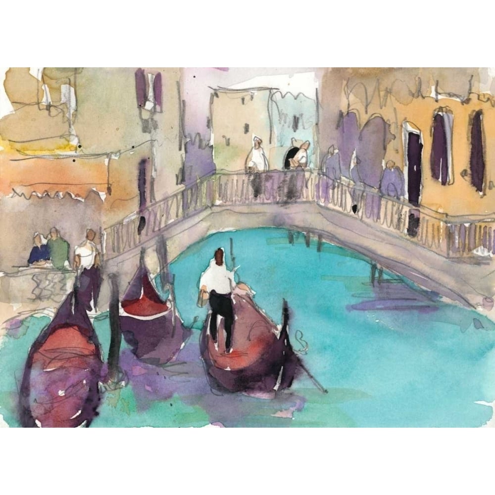 Venice Plein Air V Poster Print - Samuel Dixon-VARPDX115799FN Image 1